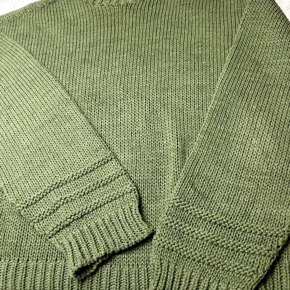 Momoni Women's Knitted Sweater Cardigan Pullover Long Sleeve Green, XS Italy - Picture 3 of 12